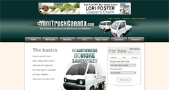 Desktop Screenshot of minitruckcanada.com